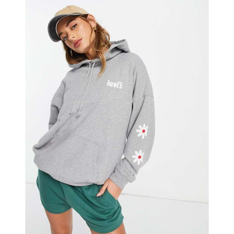 Levis grey hoodie discount womens