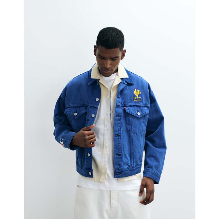 Levi's France denim trucker jacket in blue wash | ASOS