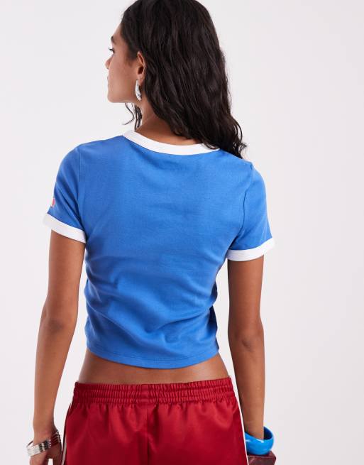 Levi's – France – Mini-Ringer-T-Shirt in Blau, 2 von 4