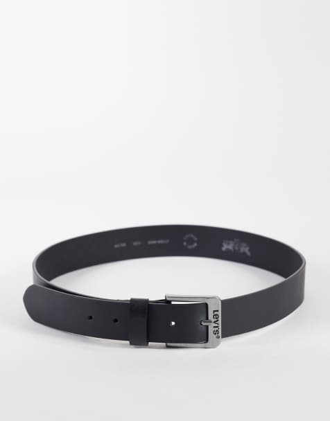 Levi's Free 35mm leather belt in black - view 1