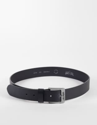 Levis Herren Braun Ledergürtel Free In Black - Bild 4