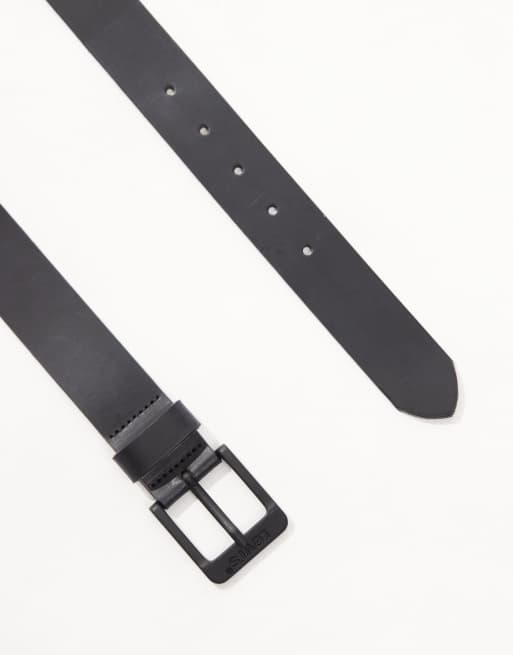 Levi's – Free – Ledergürtel in Schwarz mit Logo-Schnalle, 2 von 3