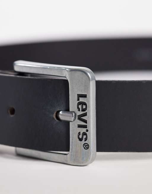 Levi's - Free - Sort bælte på 35 mm i læder, 2 af 3