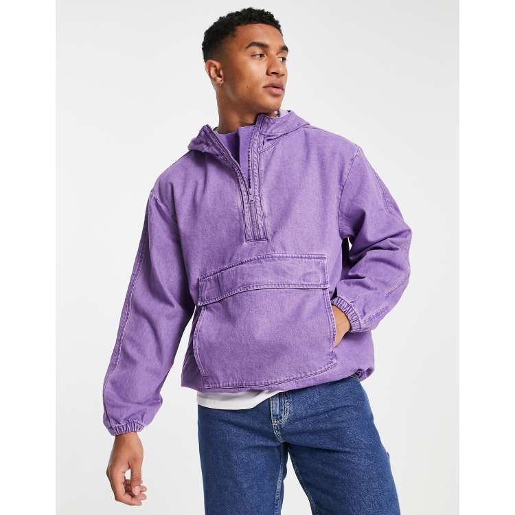 Levi's fresh capsule sutro anorak jacket in purple with hood | ASOS