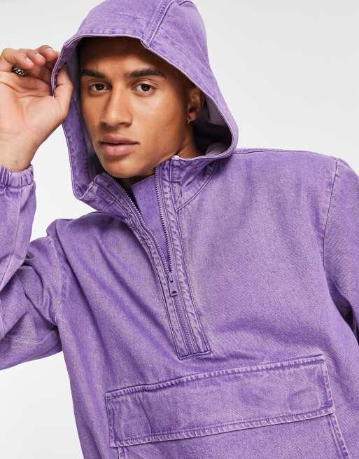 Levi's fresh capsule sutro anorak jacket in purple with hood | ASOS