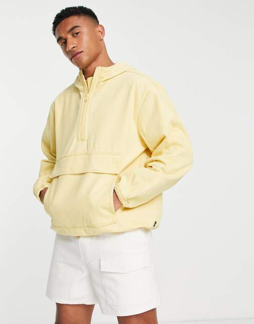 Levi's fresh capsule sutro anorak jacket in yellow with hood | ASOS