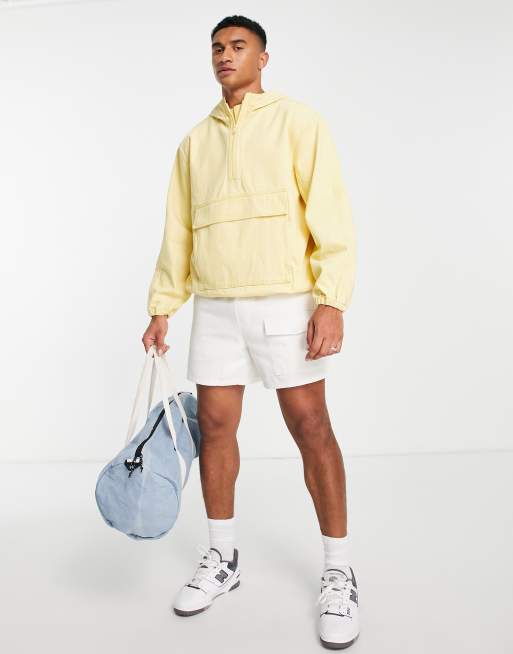 Levi's fresh capsule sutro anorak jacket in yellow with hood | ASOS