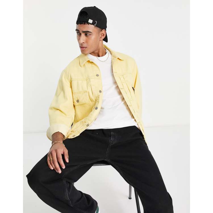 Levi s fresh capsule typer 2 denim trucker jacket in yellow