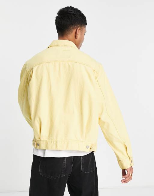 Yellow best sale levi jacket