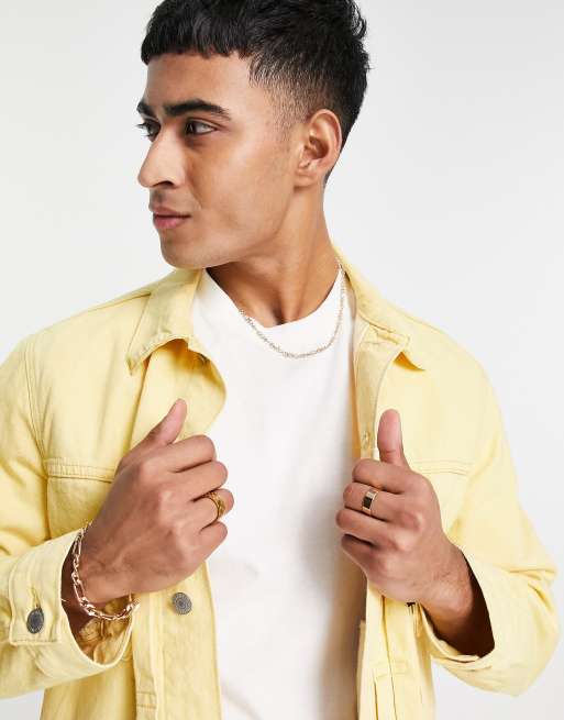 Levi s fresh capsule typer 2 denim trucker jacket in yellow
