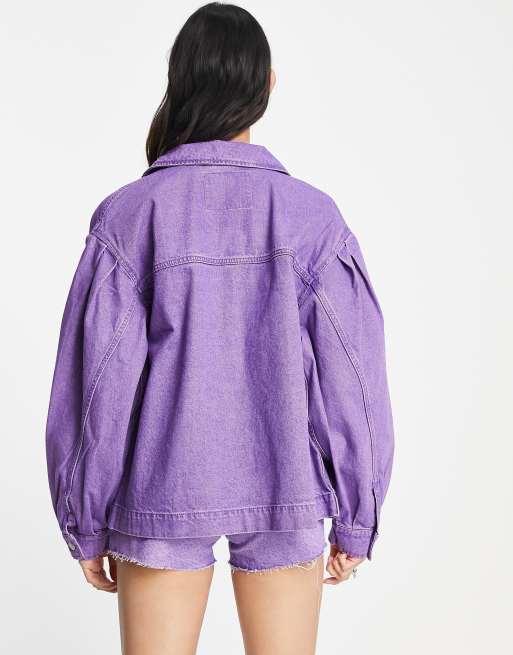 Levi's Fresh esther modern cotton jacket in lavender | ASOS