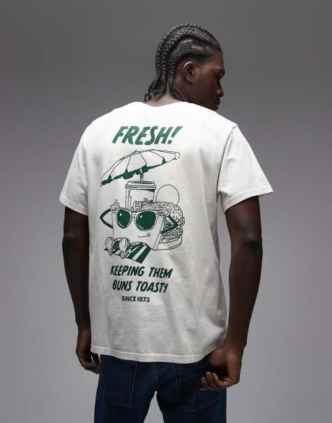 Levi's fresh graphic t-shirt in white