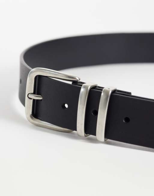 Levi's freya 3x pack leather belt in black, 2 of 3