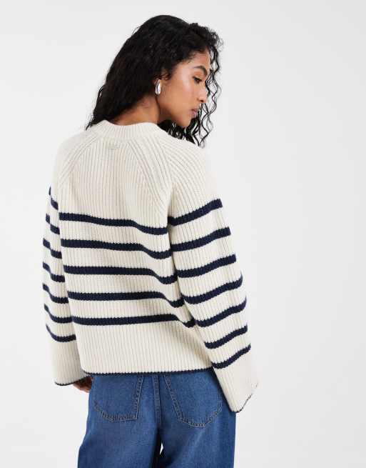 Levi's Frida jersey de punto a rayas en crudo, 4 de 4