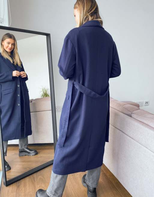 Levi s frida longline coat in navy