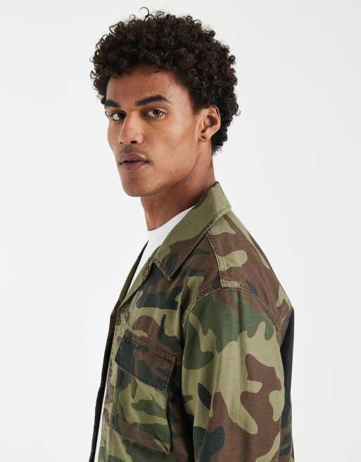 Levi's – Frisco – Kamouflagemönstrad cargojacka, 3 av 5