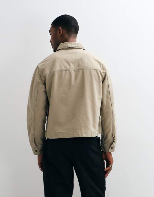 Levi's - Garage - Giacca color pietra con zip , 4 di 5