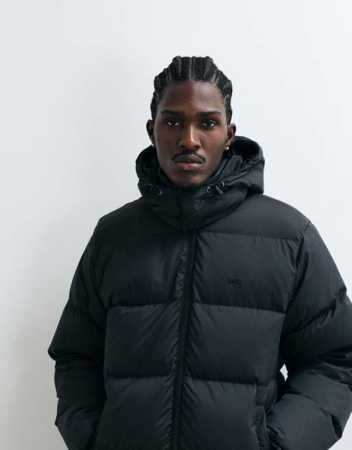 Levi's giacca puffer con cappuccio Rockwell nera, 3 di 5