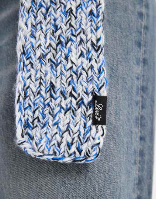 Levi's gigi écharpe en maille bleue, 2 de 3
