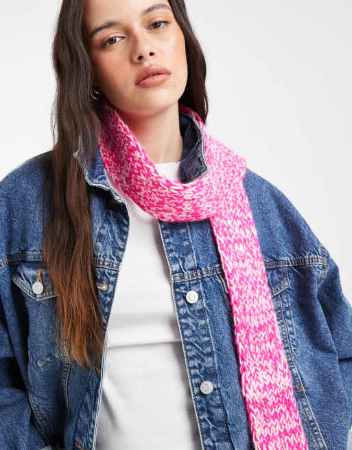 Levi's gigi gestrickter Schal in Pink, 2 von 3