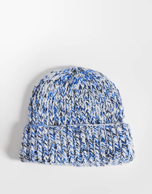 Levi's gigi grob gestrickte Beanie in Blau, 3 von 3