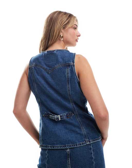 Denim Jacket Gilet Di Jeans Levi's Levis Giubbotto Giacca Di