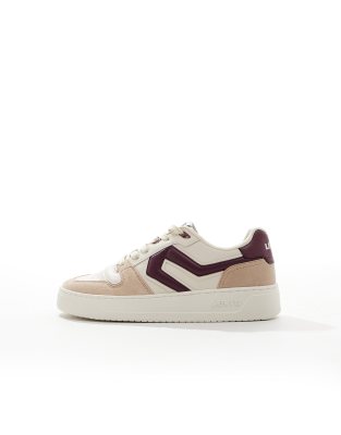Levi's Glide L Chunky Sneakers With Patch Logo In Red