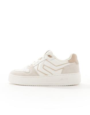 Levi's Glide L Chunky Sneakers With Patch Logo In Neutral