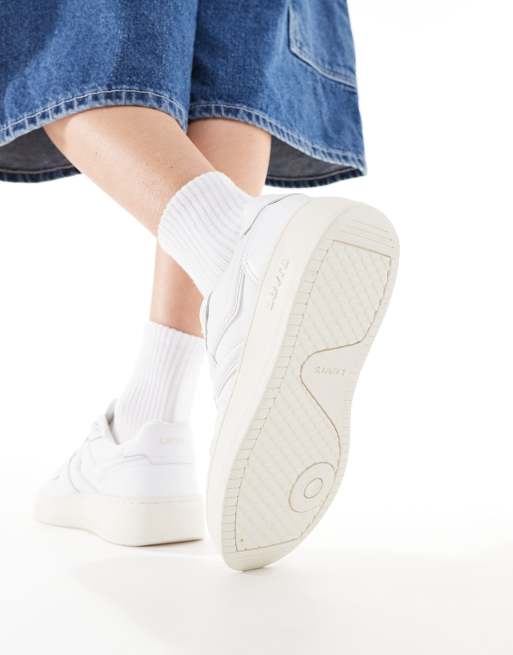 Scarpe Levi's Glide S Donna - Sneakers Comode Ispirate Al Basket, Pelle E Rete Riciclata - Foto 6