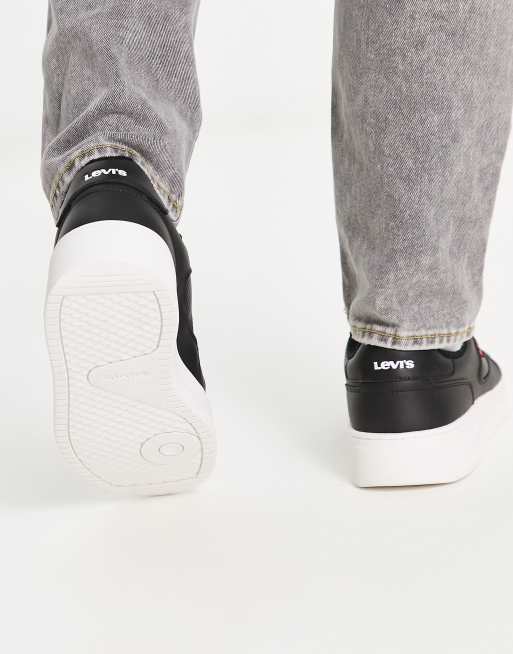 Levis black shop tab runner sneaker