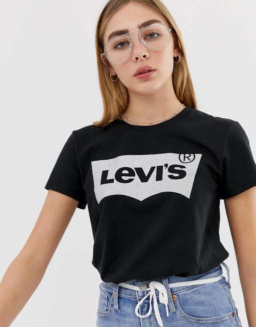 Levis glitter t store shirt