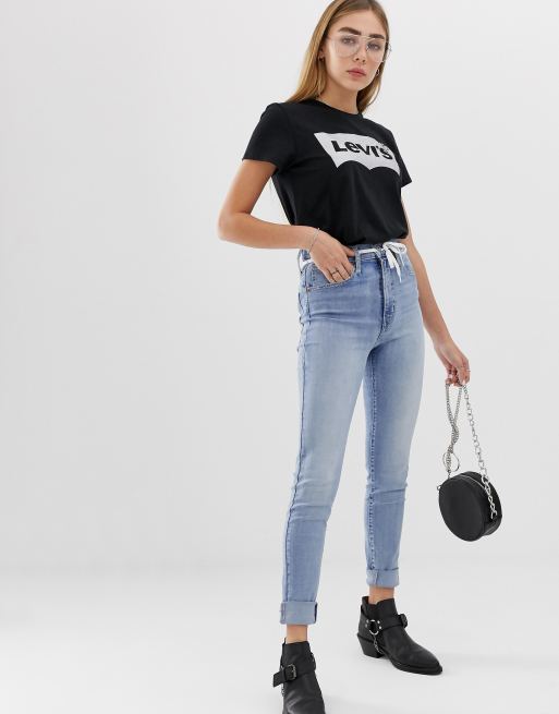 LEVI'S - Women's glitter Batwing logo T-shirt 