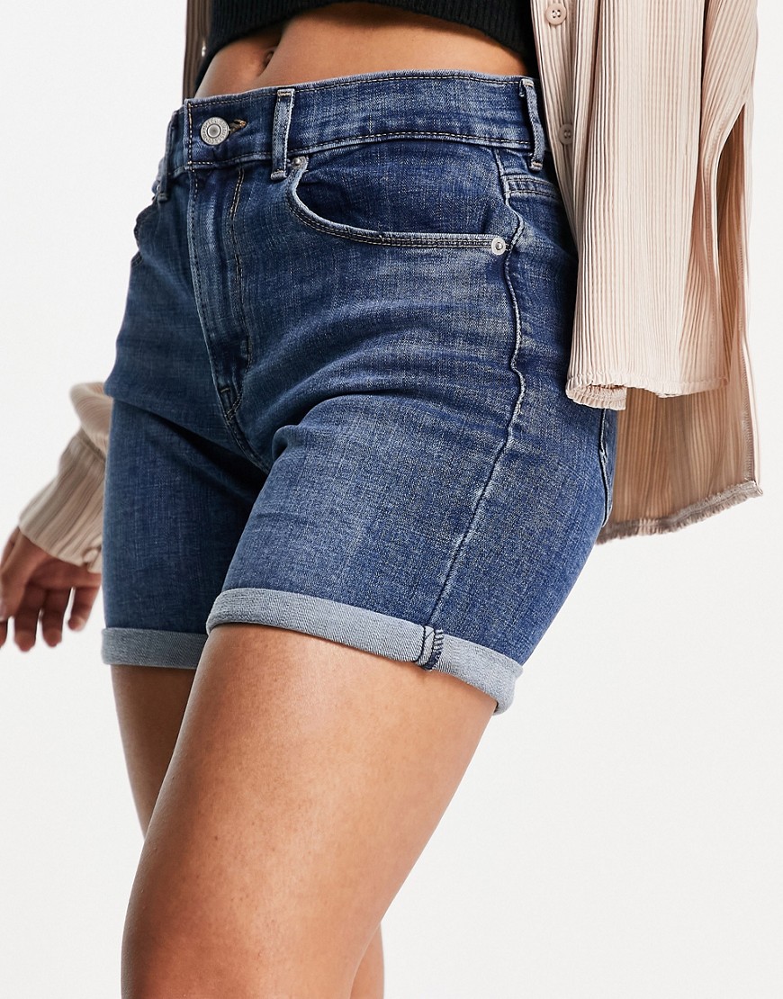Levi's global classic denim short in mid wash blue - Asos UK | StyleSearch