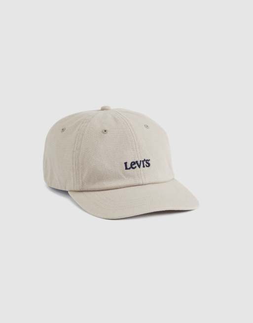 Levi's - gorra con logo Club en blanco roto, 3 de 4