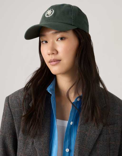 Levi's - gorra de béisbol universitaria en verde, 4 de 4