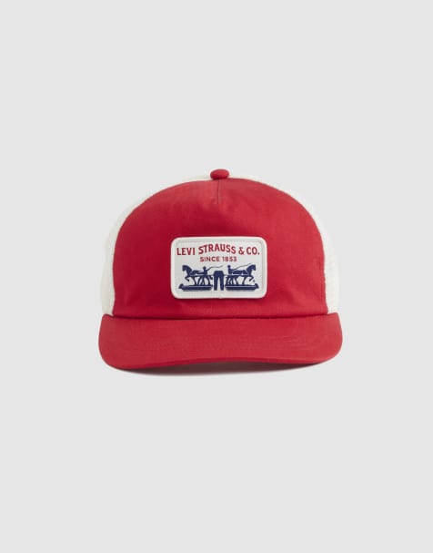 Levi's - gorra de camionero Presidio en rojo - view 1