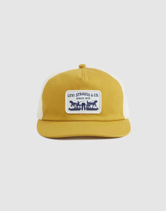 Levi's gorra trucker Presidio amarilla