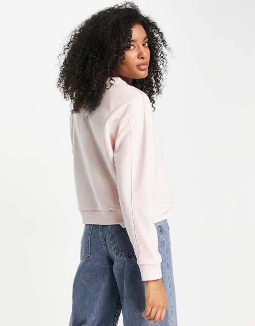 Levi s graphic diana crew neck logo sweatshirt in pink