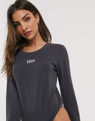 levis long sleeve bodysuit