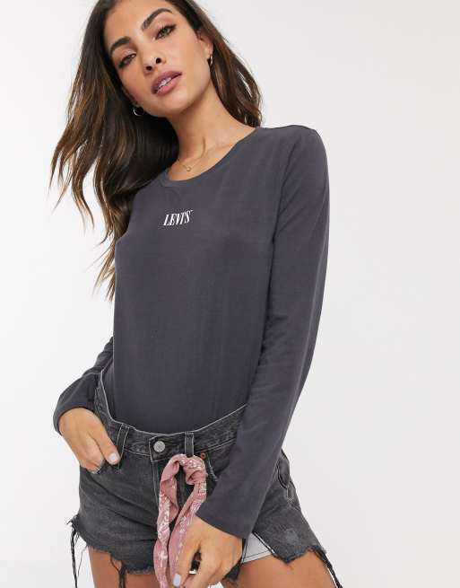 Levis long store sleeve bodysuit