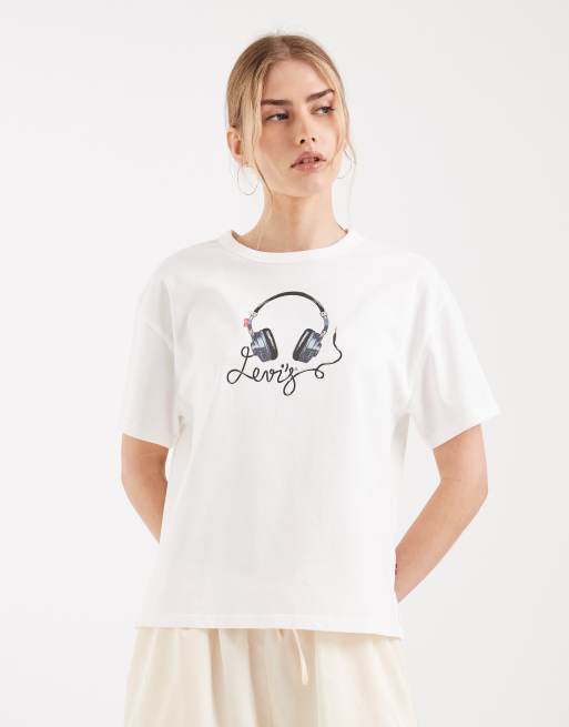 Levi's graphic print vintage t-shirt in white