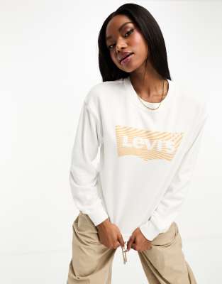 Levi's sweatshirt outlet white