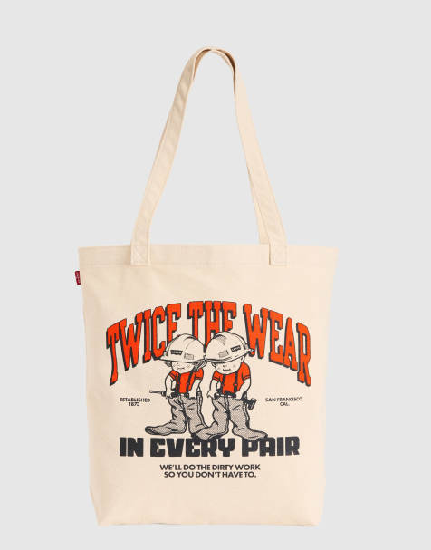 Levi's Graphic tote in white - view 1