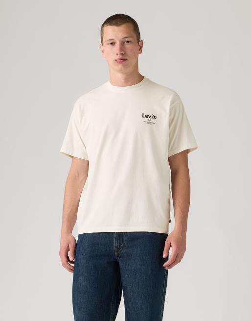 Levi's Graphic vintage fit t-shirt in beige, 1 of 4