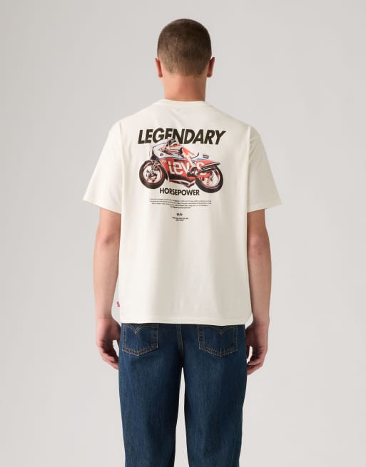 Levi's Graphic vintage fit t-shirt in beige, 2 of 4