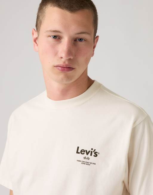 Levi's Graphic vintage fit t-shirt in beige, 3 of 4