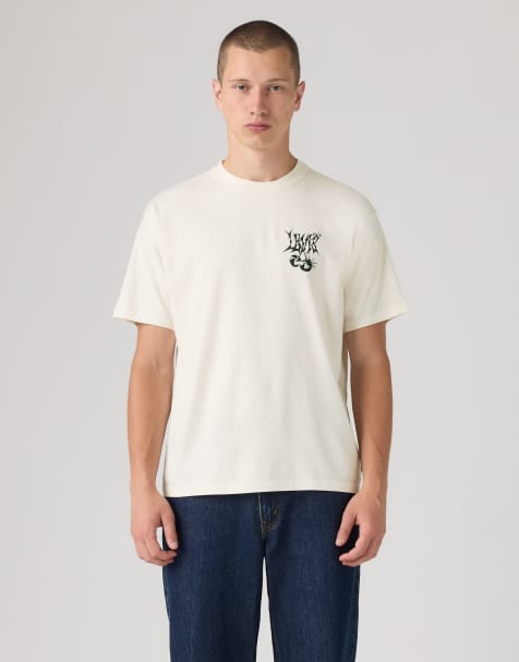Levi's Graphic vintage fit tee in beige - view 1