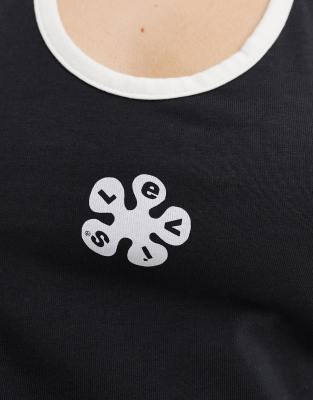 Levi's Halter Top With Central Logo