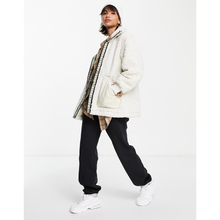 Levi's hana sherpa jacket in cream