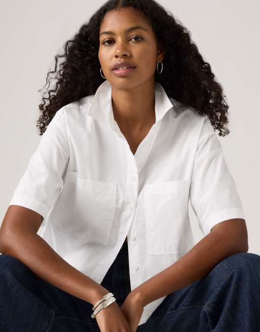 Levi's - Harlie - Camicia corta bianca, 4 di 4